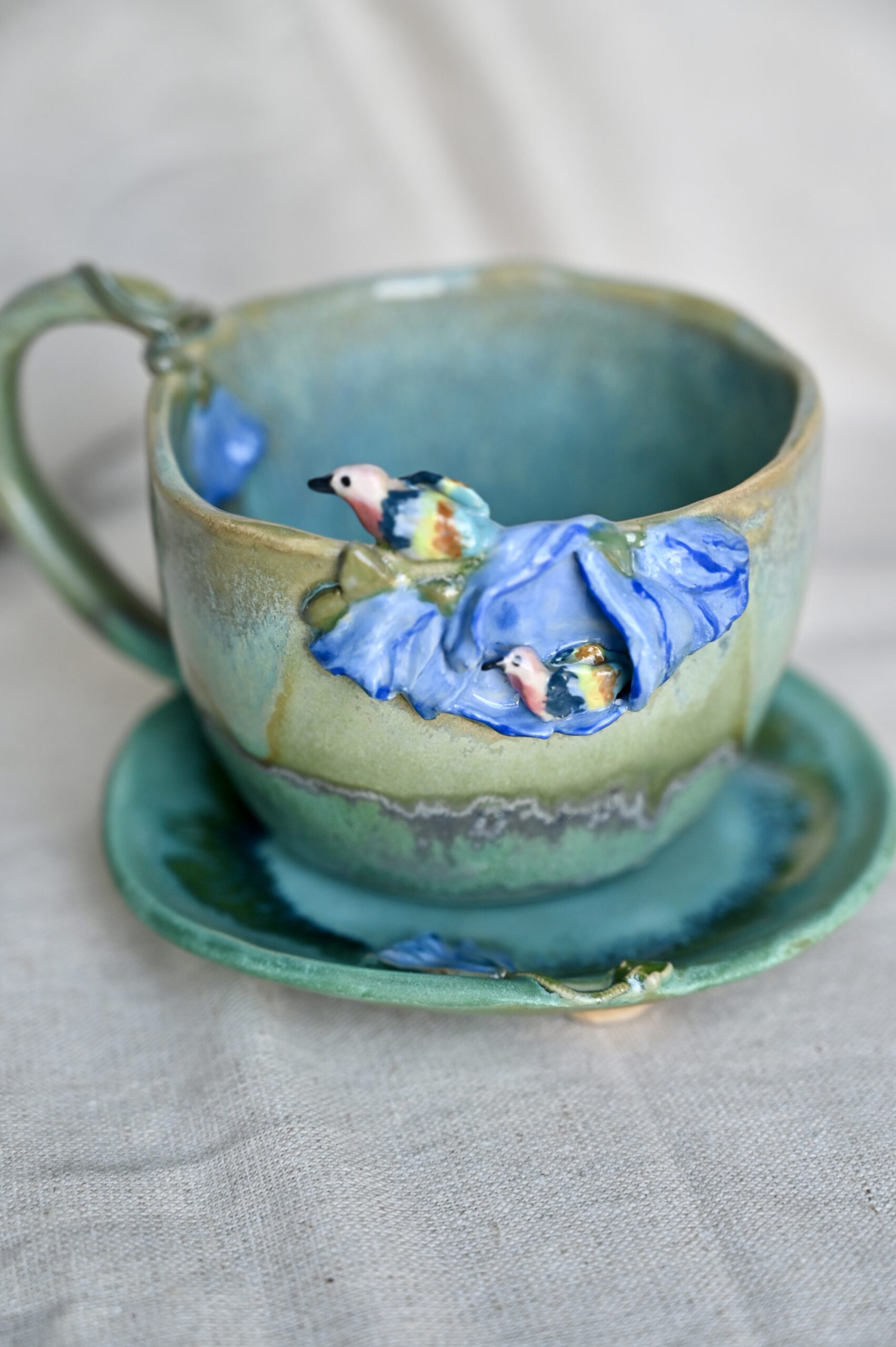 Filiżanka "Kwietne ptaszki" - obrazek 5