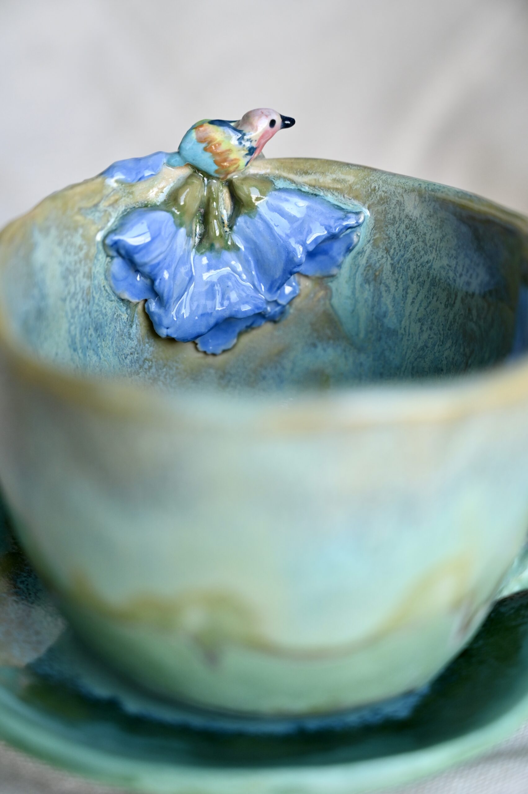 Filiżanka "Kwietne ptaszki" - obrazek 3