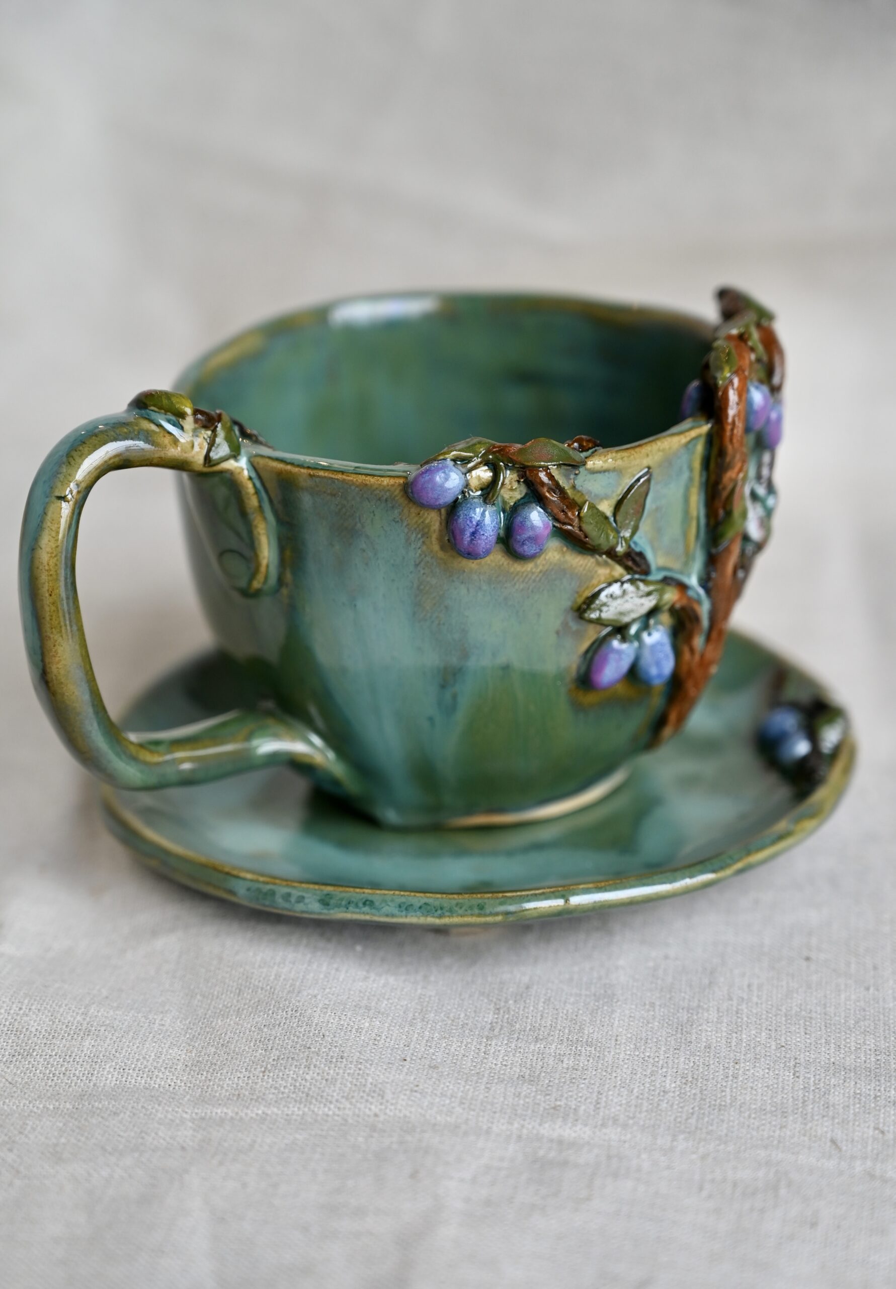 💜 Filiżanka „Kocham śliwki” - obrazek 4