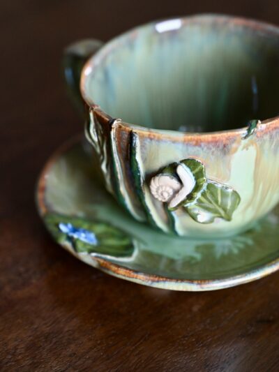 Filiżanka „Żabka, ślimak i lilia”